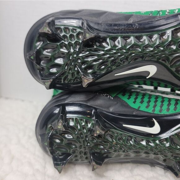 Nike Alpha Football Cleats Men’s Size 10 Green Black Mid AQ3209-301